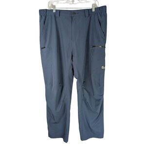 Fintech Cargo Pants Mens XL Navy Blue Performance Stretch Fishing Hiking Outdoor